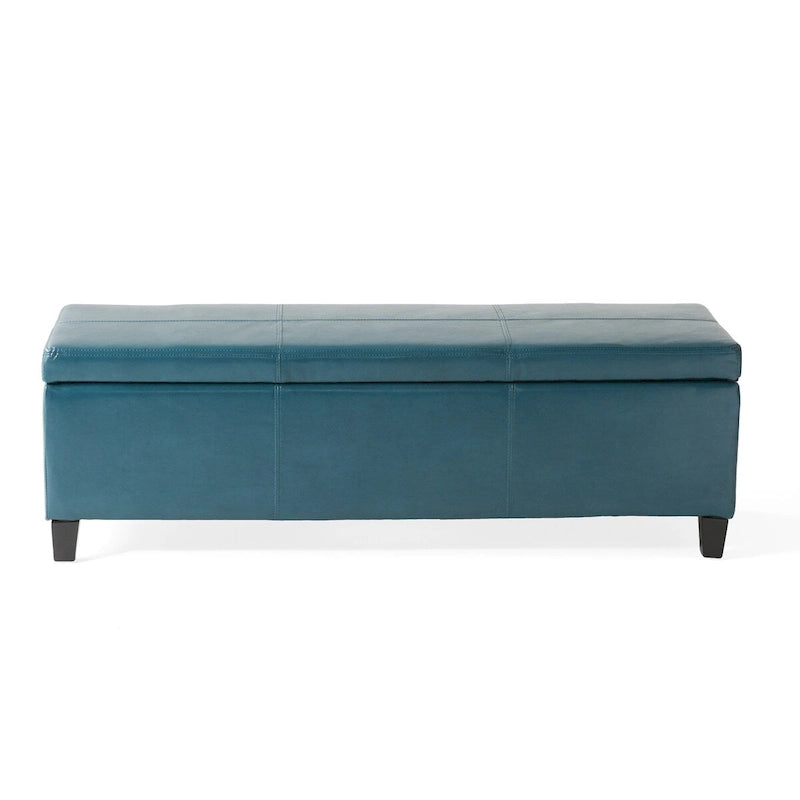 Banc de rangement capitonné pour chambre à coucher, salon ou entrée