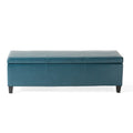 Banc de rangement capitonné pour chambre à coucher, salon ou entrée
