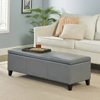 Banc de rangement capitonné pour chambre à coucher, salon ou entrée