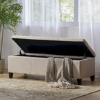 Banc de rangement capitonné pour chambre à coucher, salon ou entrée