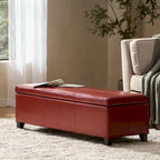 Banc de rangement capitonné pour chambre à coucher, salon ou entrée