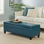 Banc de rangement capitonné pour chambre à coucher, salon ou entrée