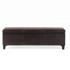 Banc de rangement capitonné pour chambre à coucher, salon ou entrée