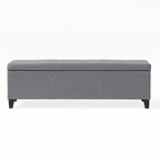 Banc de rangement capitonné pour chambre à coucher, salon ou entrée