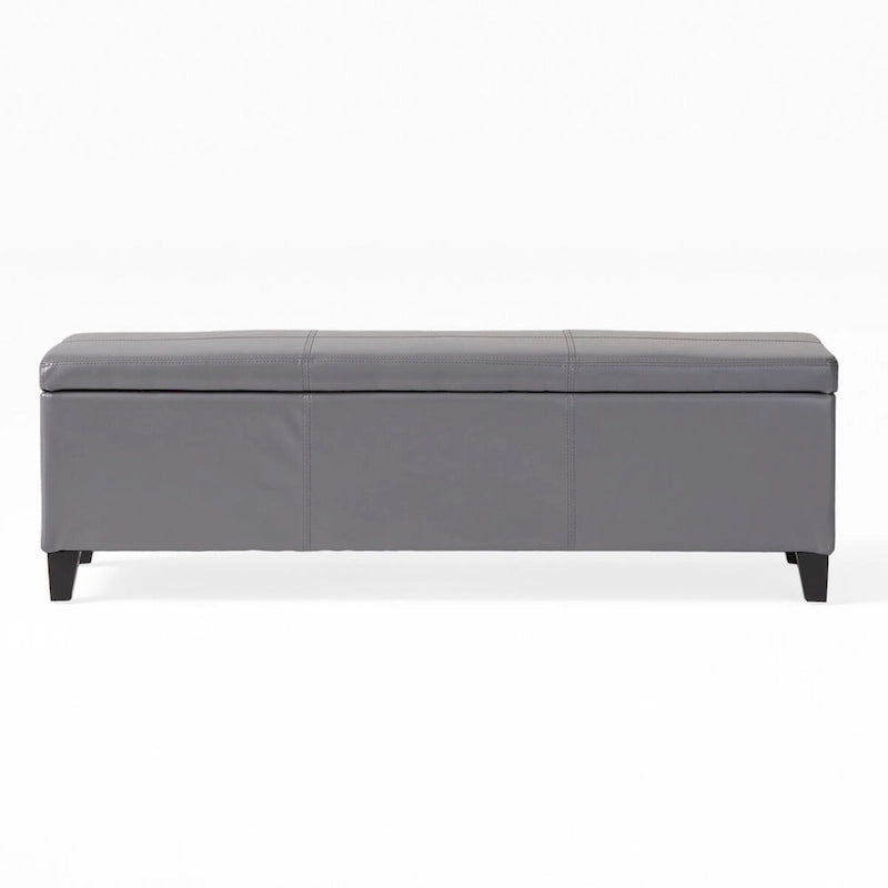 Banc de rangement capitonné pour chambre à coucher, salon ou entrée