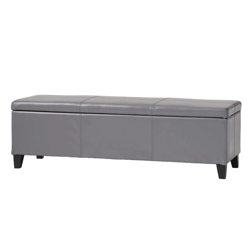 Banc de rangement capitonné pour chambre à coucher, salon ou entrée