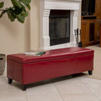 Banc de rangement capitonné pour chambre à coucher, salon ou entrée