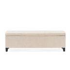 Banc de rangement capitonné pour chambre à coucher, salon ou entrée