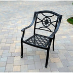 Ensemble de salle à manger d'extérieur 11 pièces Ten Star (avec 2 fauteuils pivotants à bascule) avec coussins et table à rallonge rectangulaire 42 x 92/ 42 x 120