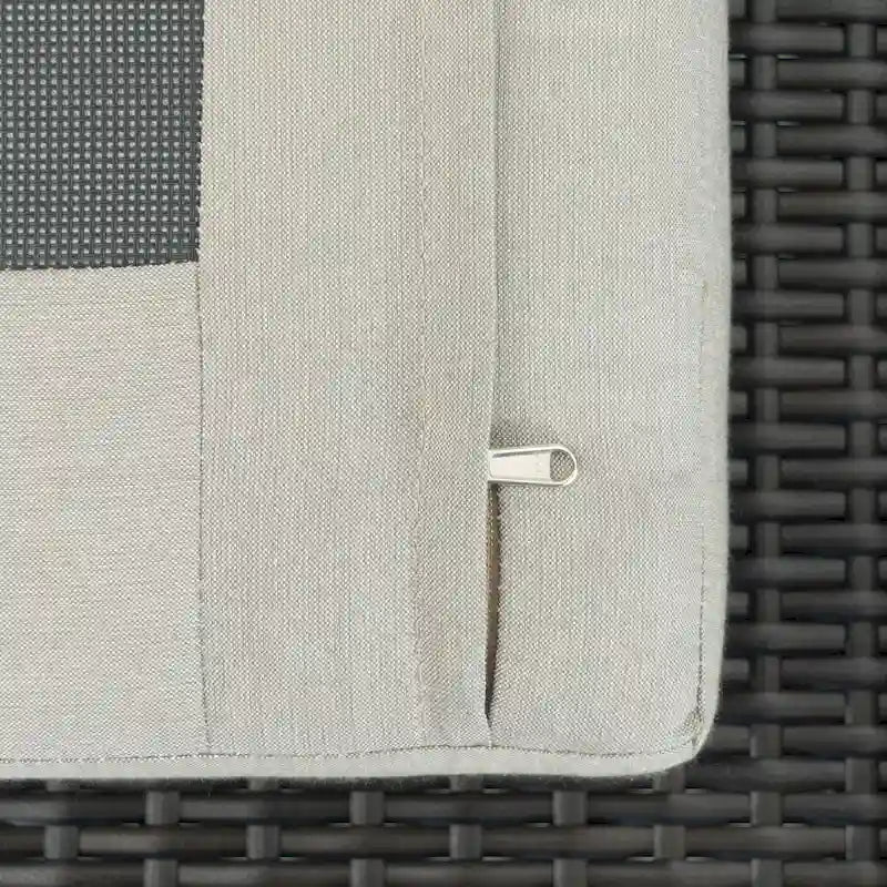 Ensemble de conversation d'extérieur Portofino Casual 7 pièces avec braséro, fonction pivotante et coussins Sunbrella