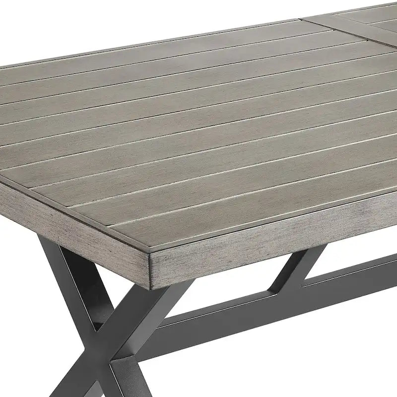 Ensemble de salle à manger en osier pour patio extérieur avec fauteuils et table