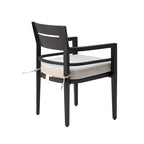 Chaises de salle à manger d'extérieur 4 pièces