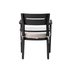 Chaises de salle à manger d'extérieur 4 pièces
