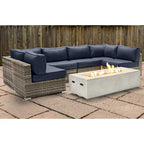 Ensemble de 4 places LSI avec foyer et coussins Sunbrella