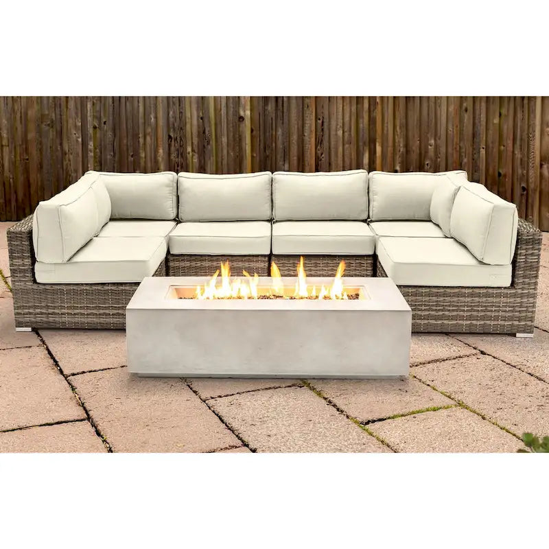 Ensemble de 4 places LSI avec foyer et coussins Sunbrella