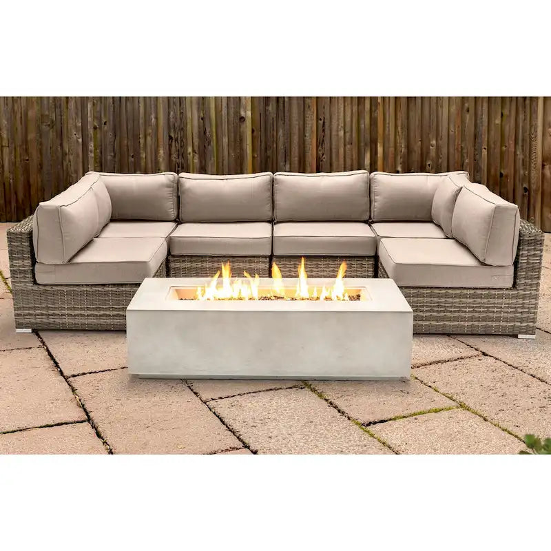 Ensemble de 4 places LSI avec foyer et coussins Sunbrella