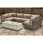 Ensemble de 4 places LSI avec foyer et coussins Sunbrella