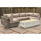 Ensemble de 4 places LSI avec foyer et coussins Sunbrella