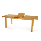 Table à manger en teck extensible Foster rectangulaire 180/230 x 91 cm