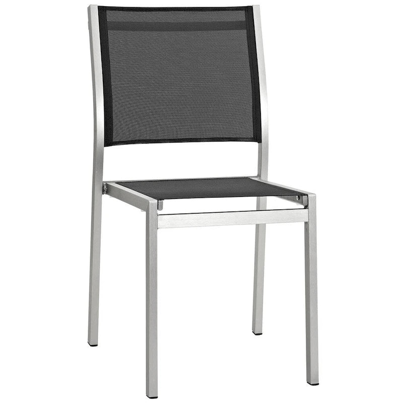 Ensemble de salle à manger d'extérieur 7 pièces en aluminium Shore