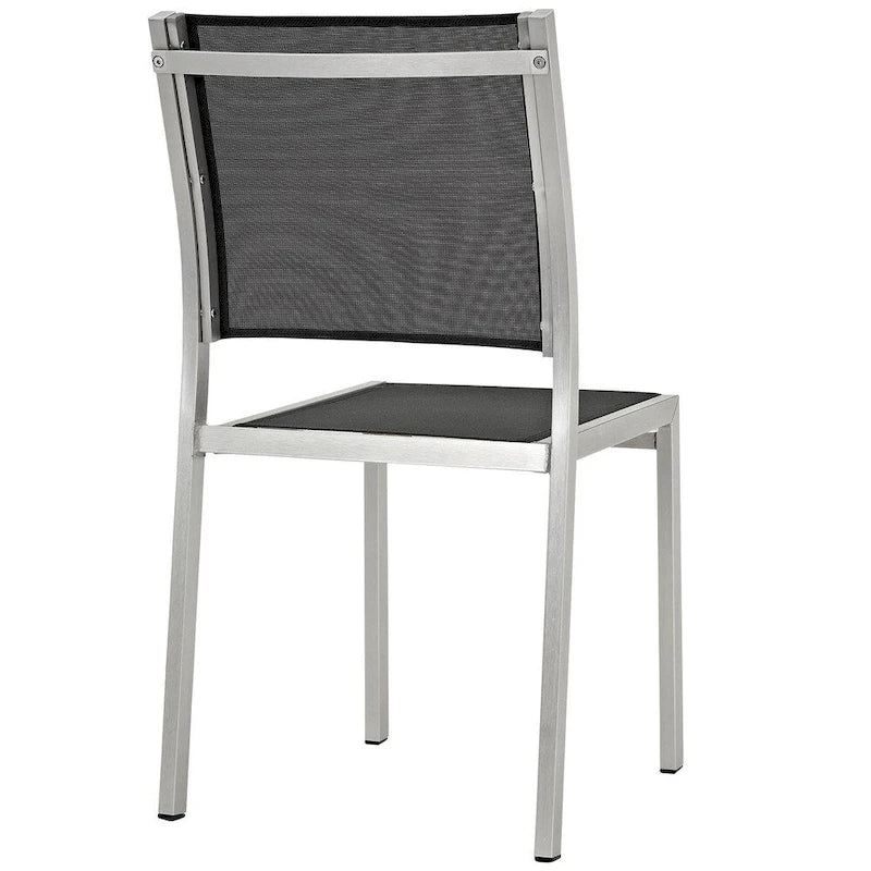 Ensemble de salle à manger d'extérieur 7 pièces en aluminium Shore