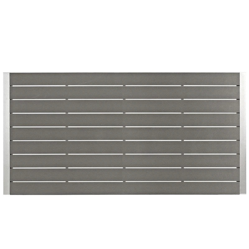 Ensemble de salle à manger d'extérieur 7 pièces en aluminium Shore