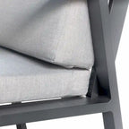HIGOLD Nofi Ensemble repas de 5 pièces en aluminium pour patio, anthracite mat