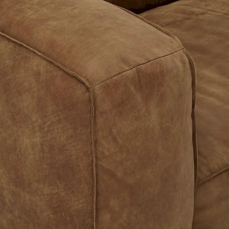Canapé Divya Outback en cuir tanné par iNSPIRE Q Modern