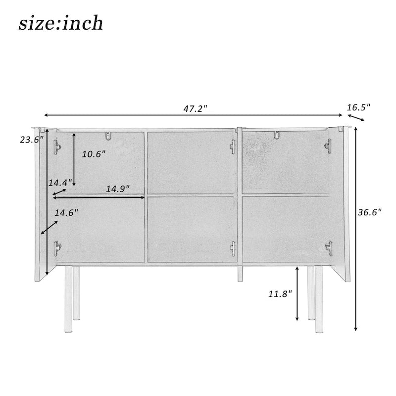 Buffet 3 portes Wide Wood 47