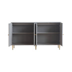 Buffet en bois laqué à 4 portes