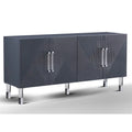 Buffet Lawson 64 Best Master Furniture avec pieds en acrylique