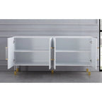 Buffet Lawson 64 Best Master Furniture avec pieds en acrylique