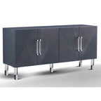 Buffet Lawson 64 Best Master Furniture avec pieds en acrylique