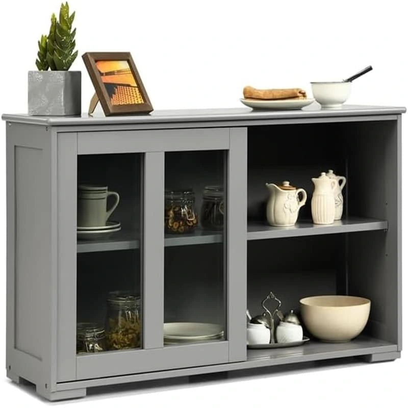 Meuble de rangement de buffet empilable – 41,9P x 13L x 24,5H