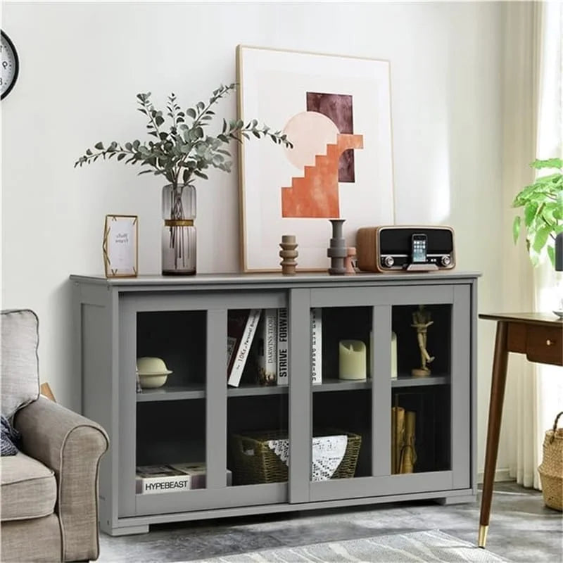 Meuble de rangement de buffet empilable – 41,9P x 13L x 24,5H