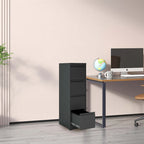 Meuble de classement vertical métallique à 4 tiroirs avec serrure