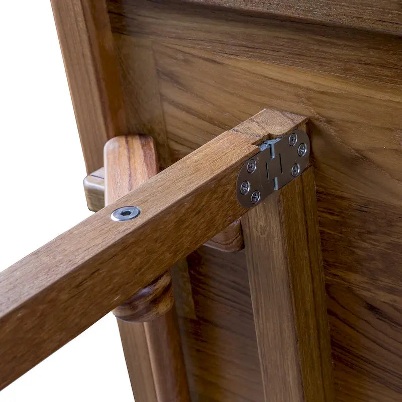 Table basse en teck (puzzle)