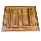 Table basse en teck (puzzle)