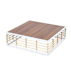 Ensemble de canapé d'angle de patio, ensemble de meubles de conversation de jardin, 7 pièces