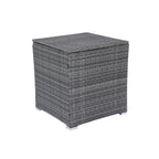 Ensemble de mobilier de jardin 8 pièces en rotin tressé pour l'extérieur