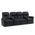Ensemble de 4 fauteuils de cinéma maison inclinables en cuir Octane Bolt XS400 (rangée de 4)