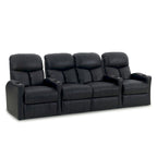 Ensemble de 4 fauteuils de cinéma maison inclinables en cuir Octane Bolt XS400 (rangée de 4)