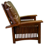 Précommander un fauteuil Morris Craftsman / Mission en cuir et chêne