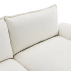 Canapé d'angle en chenille 5 places en forme de L avec chaise longue réversible et fonction couchage pour salon, appartement