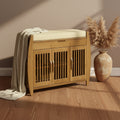 Banc à chaussures avec armoires de rangement – 12.5P x 40.25L x 18.25H