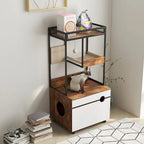 Meubles pour litière pour chat avec arbre à chat, meuble pour chat, armoire pour chat