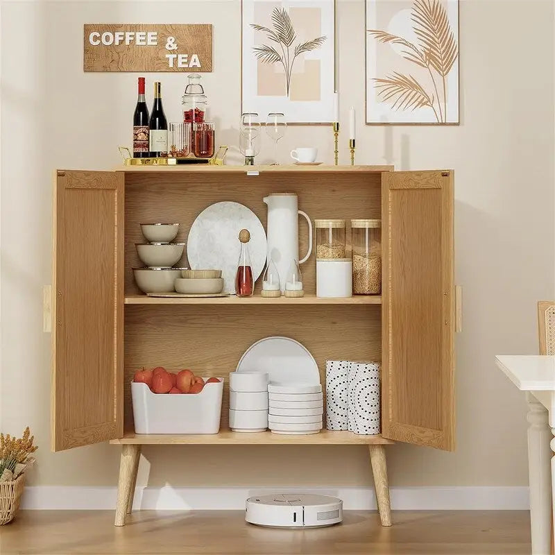 Meuble de rangement avec étagère réglable - 11,8P x 27,6L x 31,3H