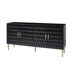 Buffet moderne de 160 cm de large avec étagères réglables par HULALA HOME