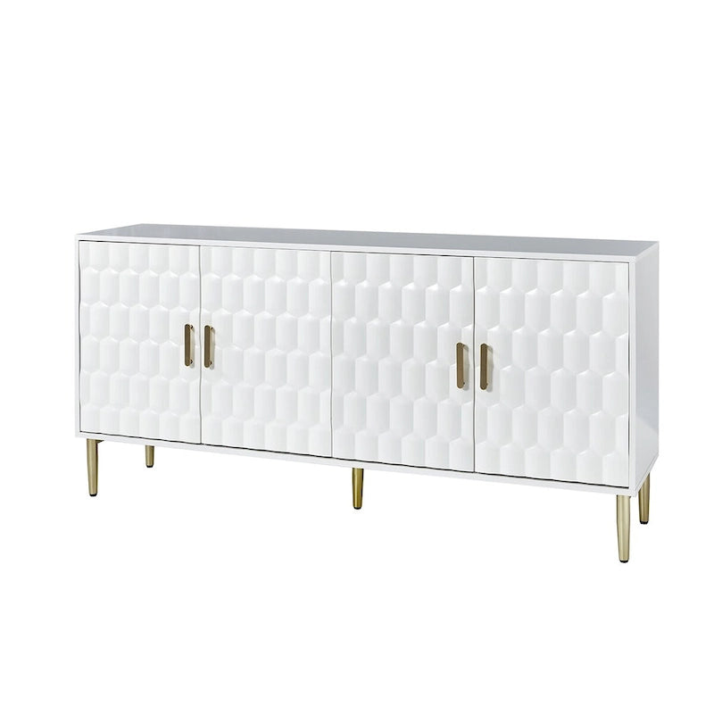 Buffet moderne de 160 cm de large avec étagères réglables par HULALA HOME
