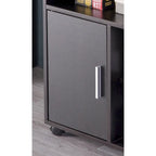 Meuble de rangement pour imprimante de cuisine ou de bureau avec roulettes